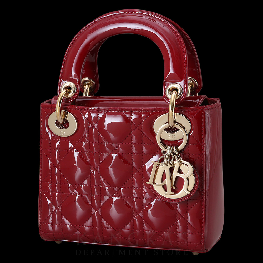 CHRISTIAN DIOR(USED)크리스찬디올 레이디디올 페이던트 미니 백